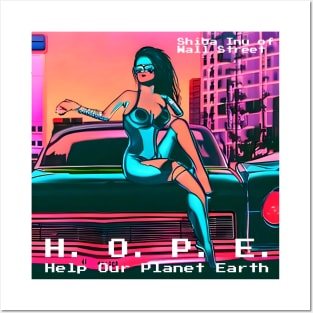 H.O.P.E. = Help Our Planet Earth Posters and Art